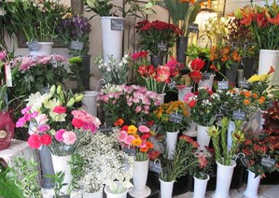 Présentation fleurs Arnage