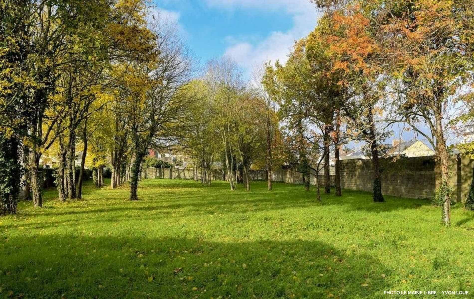 Le futur cimetière naturel du Cimetière Saint-Pavin au Mans pour des obsèques durables avec Touchard Pompes Funèbres.